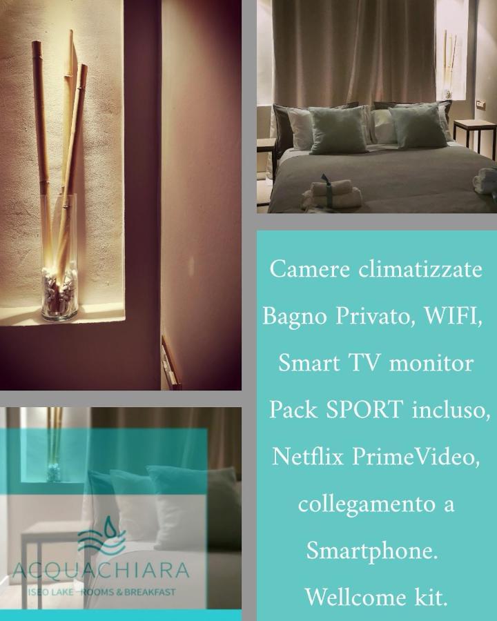 Acquachiara Iseo Deluxe Bed & Breakfast Iseo Center With Garden And Parking Inside Foresteria Exteriör bild
